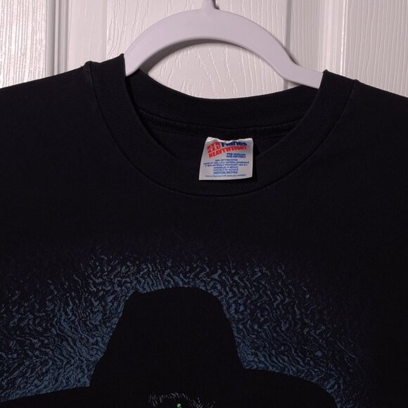 VINTAGE The Shadow KNOWS USED Shirt (Single Stitch, M, Comics, Radio) - Picture 3 of 8